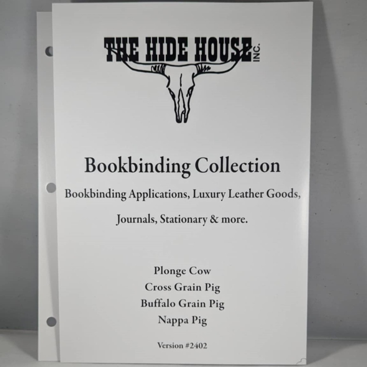 Bookbinding Pig Leather Hide & Leather House