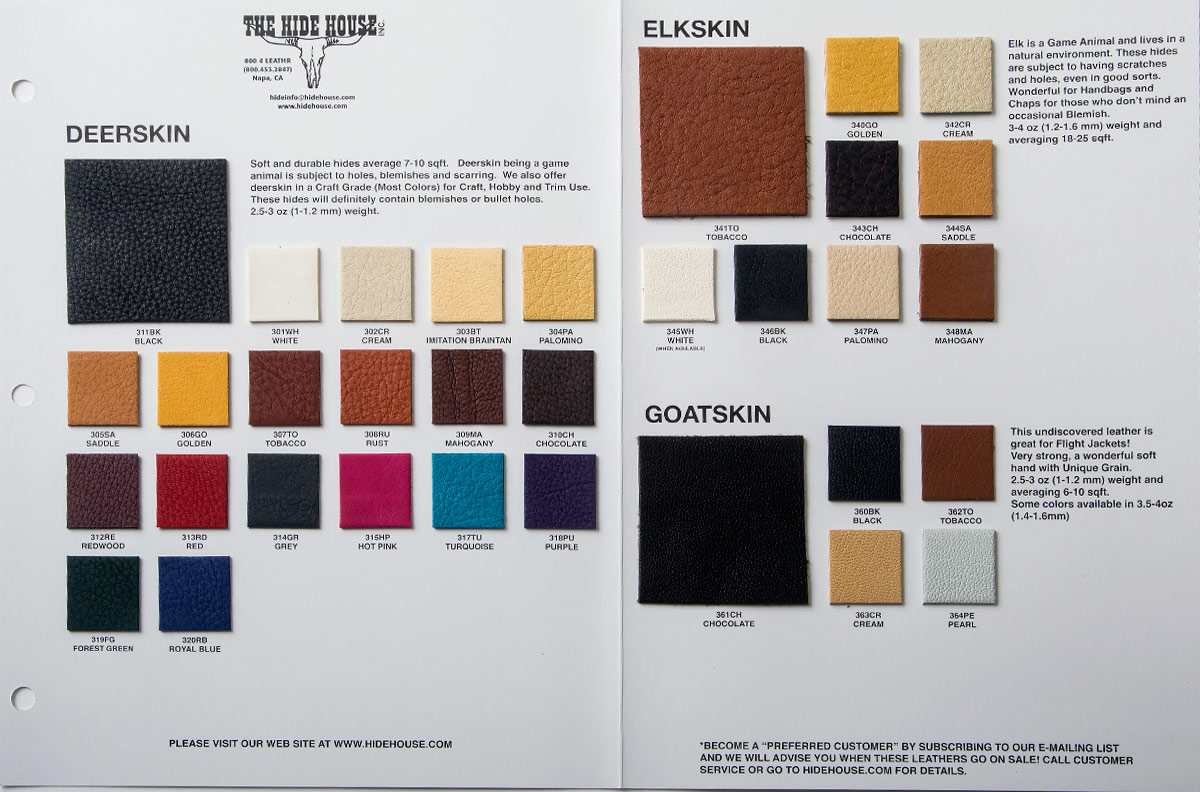 Deerskin Leather | Hide & Leather House